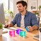 4E's Novelty; 4E's Novelty Squishy Stress Cubes 4 Pack, 2 Inch Squishies Fidget Toys for Kids Adults - Soft Squeezable, Fun Sensory Fidget Toys for Desks, Classrooms, Party Favors; Category:Spring Toys & Activities; Image:7